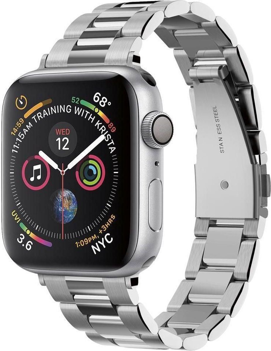 Spigen Modern Fit Armband voor Apple Watch (38 / 40 / 41mm) - zilver