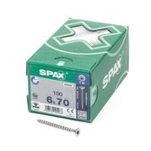 Spax Spaanplaatschroef Verzinkt Torx 6.0 x 70 - 100 stuks