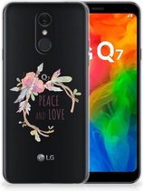 LG Q7 Telefoonhoesje met Naam Boho Text
