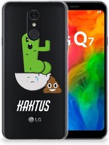 LG Q7 Telefoonhoesje met Naam Cactus Poo