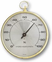 TFA Hygrometer analoog Ø102mm met messing ring