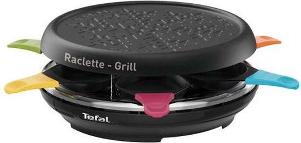 Tefal RE12A810 raclette 6 personne(s) 850 W Noir