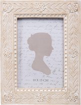 Fotolijst 16*2*21 cm / 10*15 cm Distressed wit | 2F0495M | Clayre & Eef