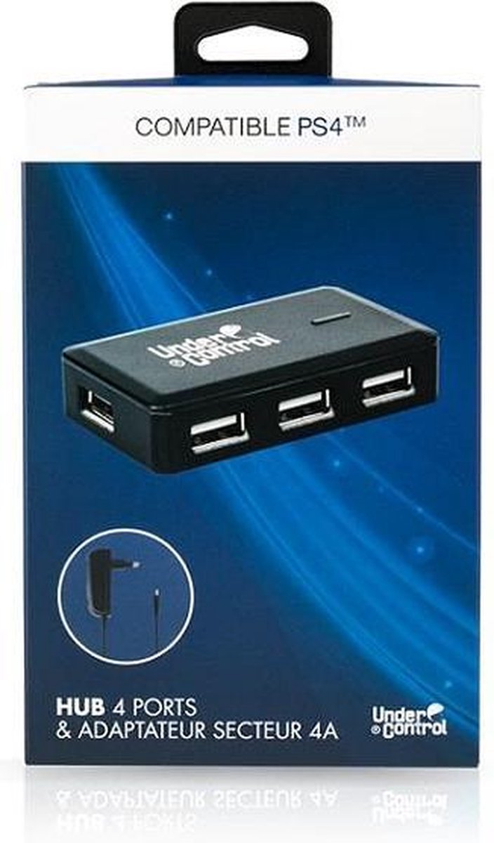 Under Control PS4 USB Hub met 4 USB aansluitingen 4A bol