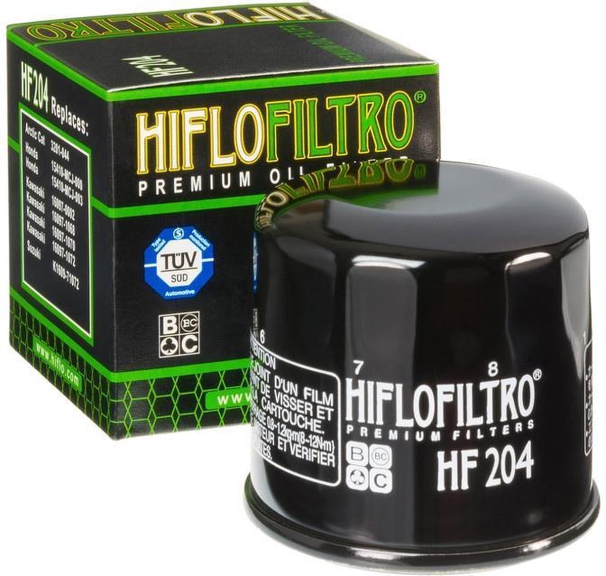 Filtre à huile Hiflofiltro pour moto Honda 1000 CBR RR FIREBLADE C-A 2010 à 2019 HF204 Neuf