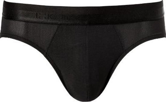HOM Micro Chic Herenslip Zwart Zijdezacht Microvezel Semi