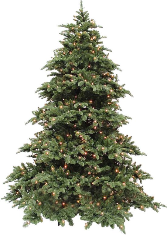 Triumph Trees Kerstboom Triumph Trees Abies Nordmann de Luxe Green LED 425 cm bol