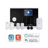 Tuya smart live 4g home security alarm systeem met draadloze pir motion sensor en ip camera security system
