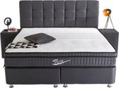 Opberg Boxspring Ritz - 2 Persoons - 180x200 - Compleet Set! - Bedden4045