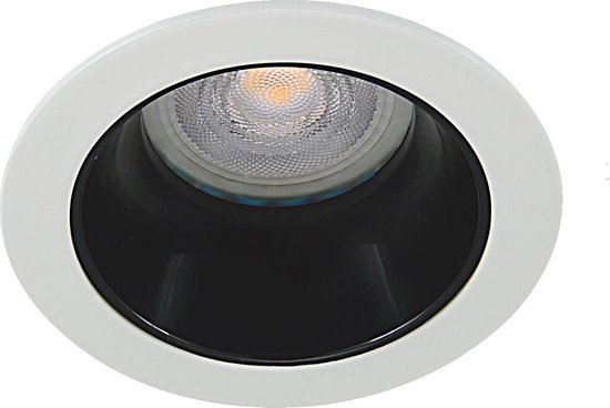 LED inbouwspot Mirza -Verdiept Wit -Warm Wit -Dimbaar -3W -Philips LED