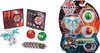 foto van Bakugan Starter Pack met 3 Bakugan: Ultra Haos Evo Dragonoid, Basic Ventus Mantonoid, Basic Pyrus Skorporos
