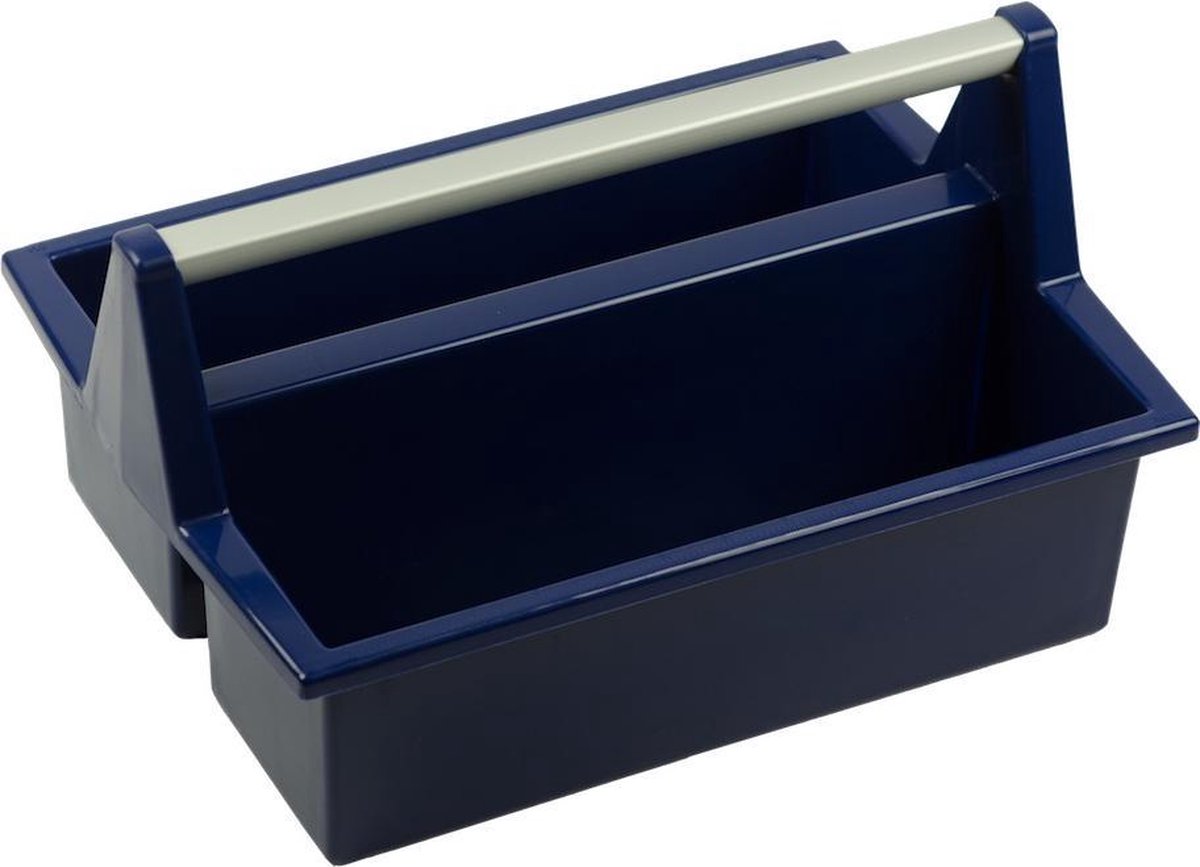 Boîte de rangement avec poignée - Plastique - Bleu ALLIT McPlus