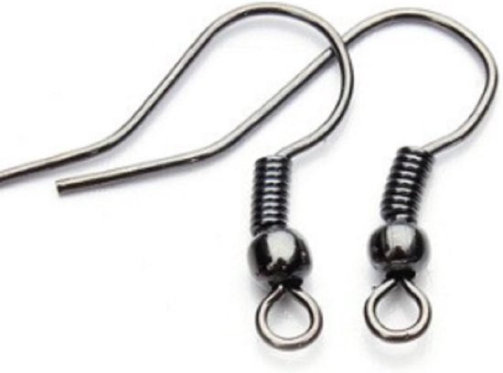 oorhangers synth. saffier franse haak zilver wit 1019827