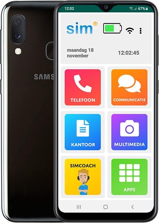 chef voor Plak opnieuw SimPhone 4 - Smartphone voor Senioren | bol.com