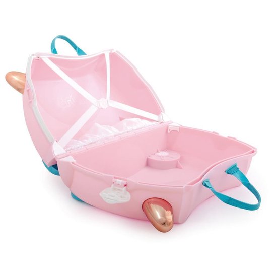 Trunki Ride-On Handbagage koffer 46 cm - Flamingo Flossi - Trunki