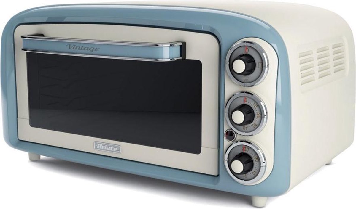 Ariete 979 - Vrijstaande mini retro oven - blauw | bol.com