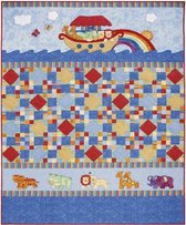 Kids Quilts Quiltpatroon Two by Two Twee bij Twee Ark van Noach