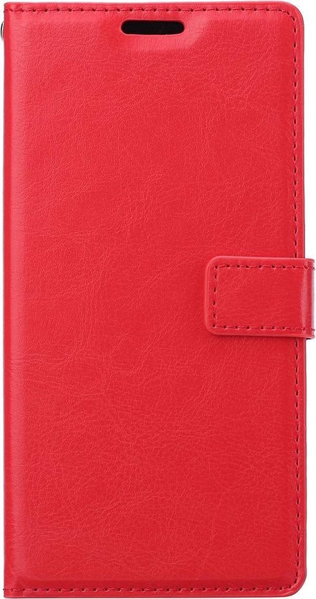 Shop4 - Samsung Galaxy Note 10 Hoesje - Wallet Case Cabello Rood