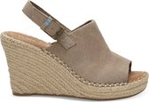 Toms Monica Dames Wedge - Taupe - Maat 36