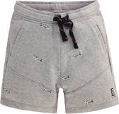 Tumble 'N Dry Jongens Short Dommel - Light Grey Melange - Maat 122