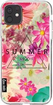 Casetastic Apple iPhone 11 Hoesje - Softcover Hoesje met Design - Summer Love Flowers Print