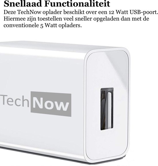 Oplader voor Kobo E-Reader Micro USB Lader - TechNow | bol.com