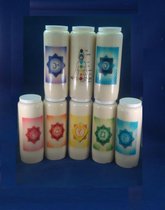chakra kaars set chakra 8 stuks  branduren 216pst
