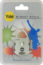 YALE kofferhangslot Street Style metaal met 4-cijferige code - cijferslot | GRIJS