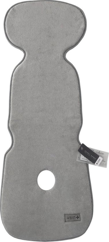 Bamboom Autostoel en buggy inleg, universeel grijs | bol.com