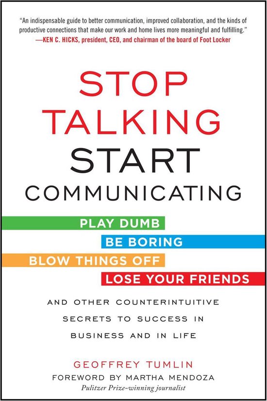 Stop Talking, Start Communicating - cover