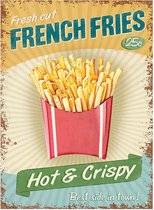 Retro Wandbord French Fries