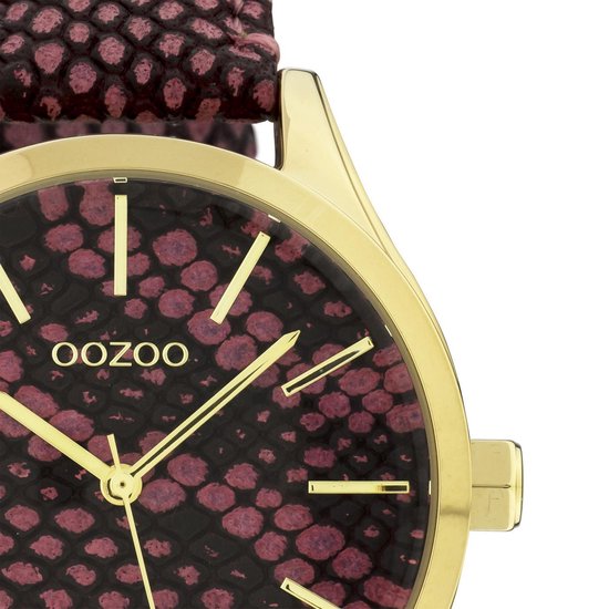 Montre OOZOO Timepieces Brugundy (42 mm) - Marron