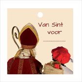 Sinterklaas - cadeau kaartjes - 20 stuks - 7 x 7 cm
