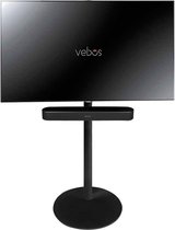 Vebos tv standaard Sonos Beam zwart | Hoogte 99-119 cm | 40 - 65 Inch | Max 35 kg
