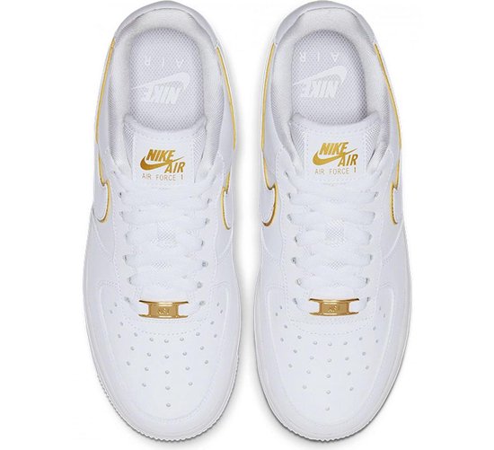 Wederzijds vooroordeel Aanpassing Nike Sneakers - Maat 40 - Vrouwen - wit/goud | bol.com
