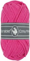 Durable Cosy Fine - acryl en katoen garen - Neon pink - fel roze 1786 - 1 bol van 50 gram