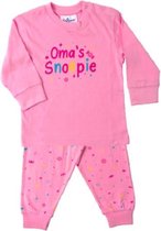 roze pyjama oma's snoepie maat 74