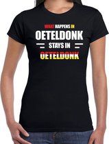 Oeteldonk Carnaval t- shirt zwart dames 2XL