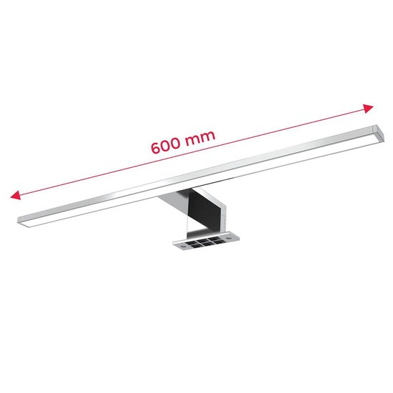 B.K.Licht - LED Spiegellamp - badkamerlamp - spiegelverlichting  - l:60cm - IP44 - 4.000K - 780 Lumen - 8W LED