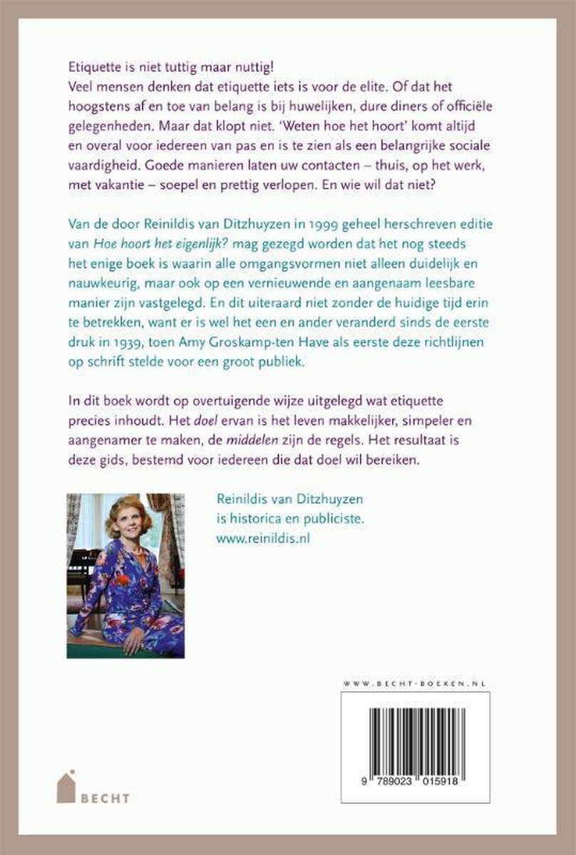 De Dikke Ditz Hoe hoort het eigenlijk? - back cover