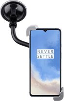 Shop4 - OnePlus 7T Autohouder Diagonale Klem Autohouder Zwart