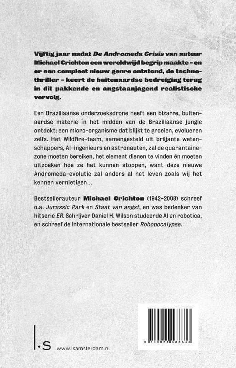Andromeda - De Andromeda Evolutie - back cover