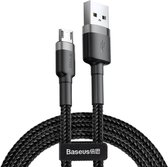 Baseus Cafule USB Kabel naar Micro USB 1 Meter - zwart