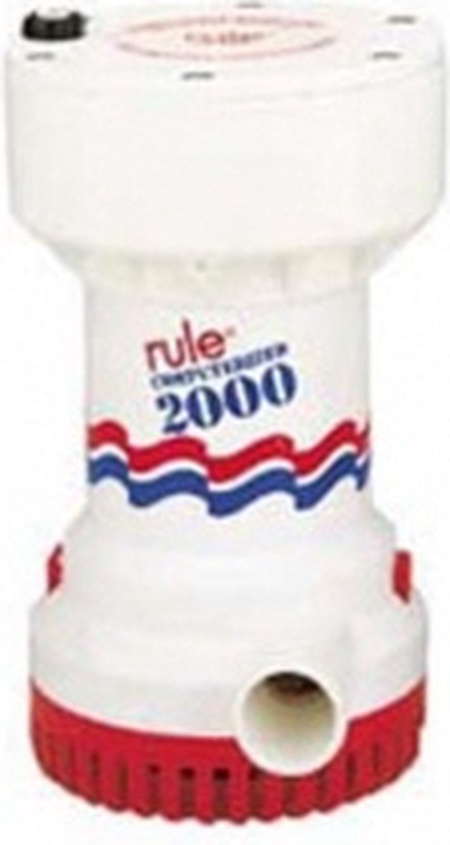 Automatische bilge pomp 2000 gph/7600 l/h 12 V / 8,4 A (RU53S)