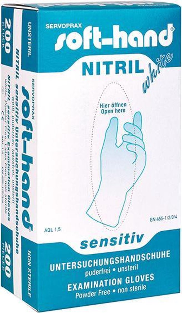 Goedkoopste Softhand Handschoenen nitril poedervrij 100 stuks maat S