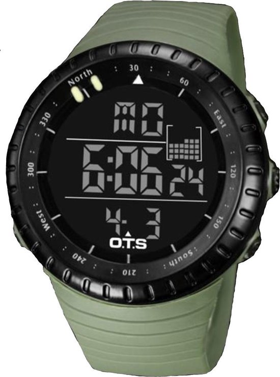 Digitaal Horloge Outdoor en Sport OTS-T7005G Leger groen Soldaat Army Camo  | bol.com