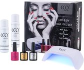 Gellak Starterspakket / Startset Gellak - Met 18Watt Led/UV lamp van CCO Nail Gel