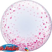 Deco Bubble confetti roze