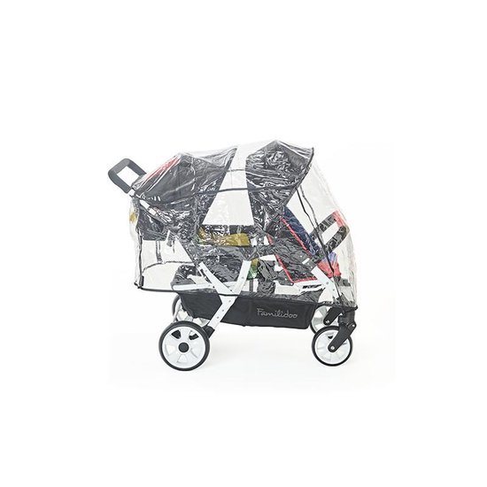 Familidoo Lidoo City BB Wandelwagen 4 zits Geschikt voor 2 newborn baby's van Fa — afbeelding 3
