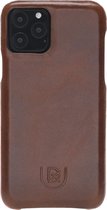 DEEJOUX Backcover iPhone 11 Pro - Cognac Bruin Leder - Full Grain Leather